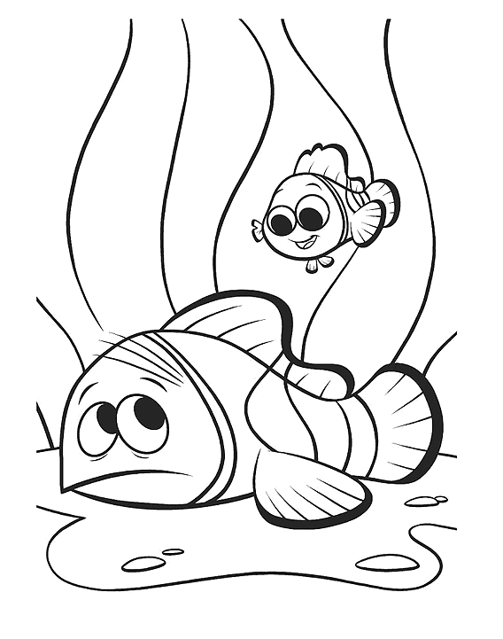 Finding Nemo Gill Coloring Pages