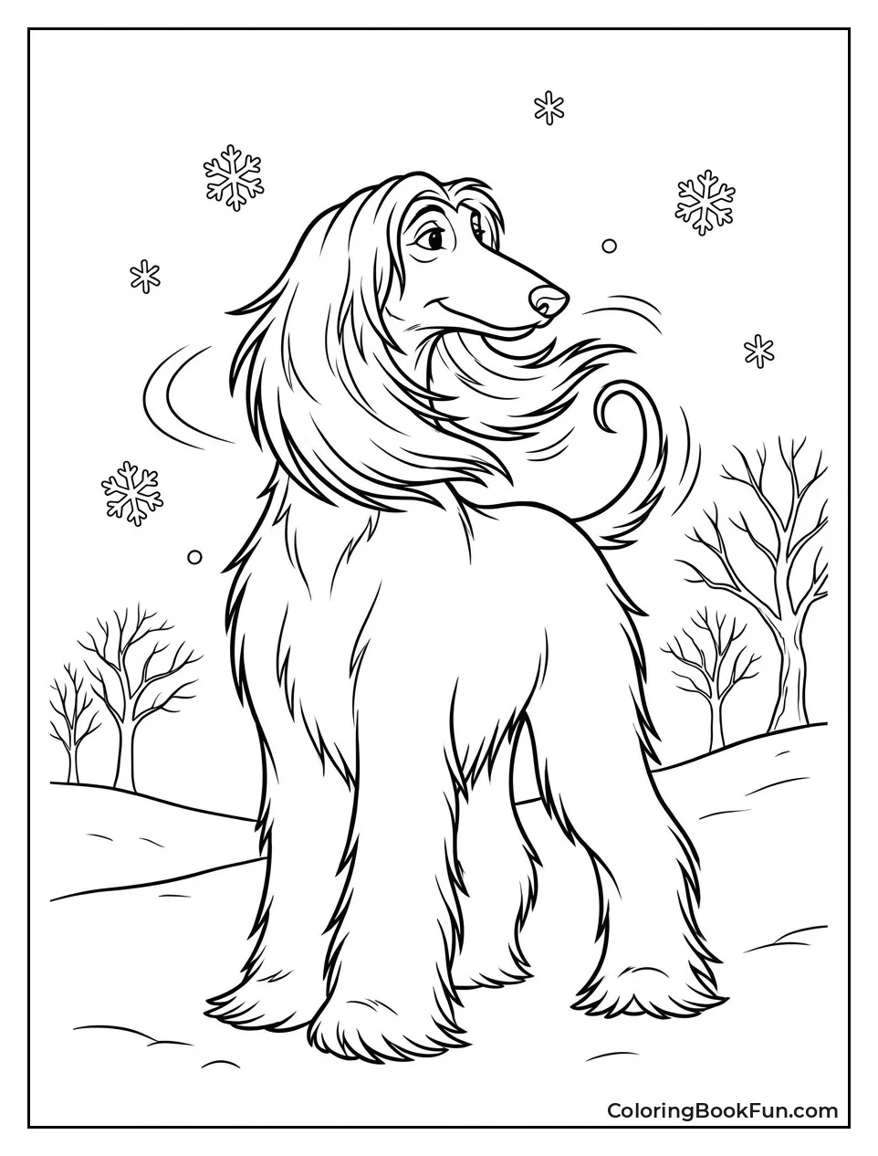 Colonel Shaking Off Snow