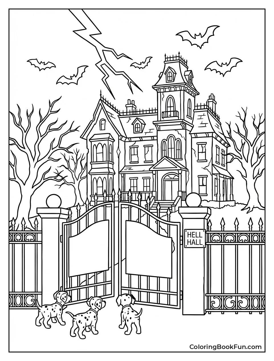 Spooky Hell Hall Mansion