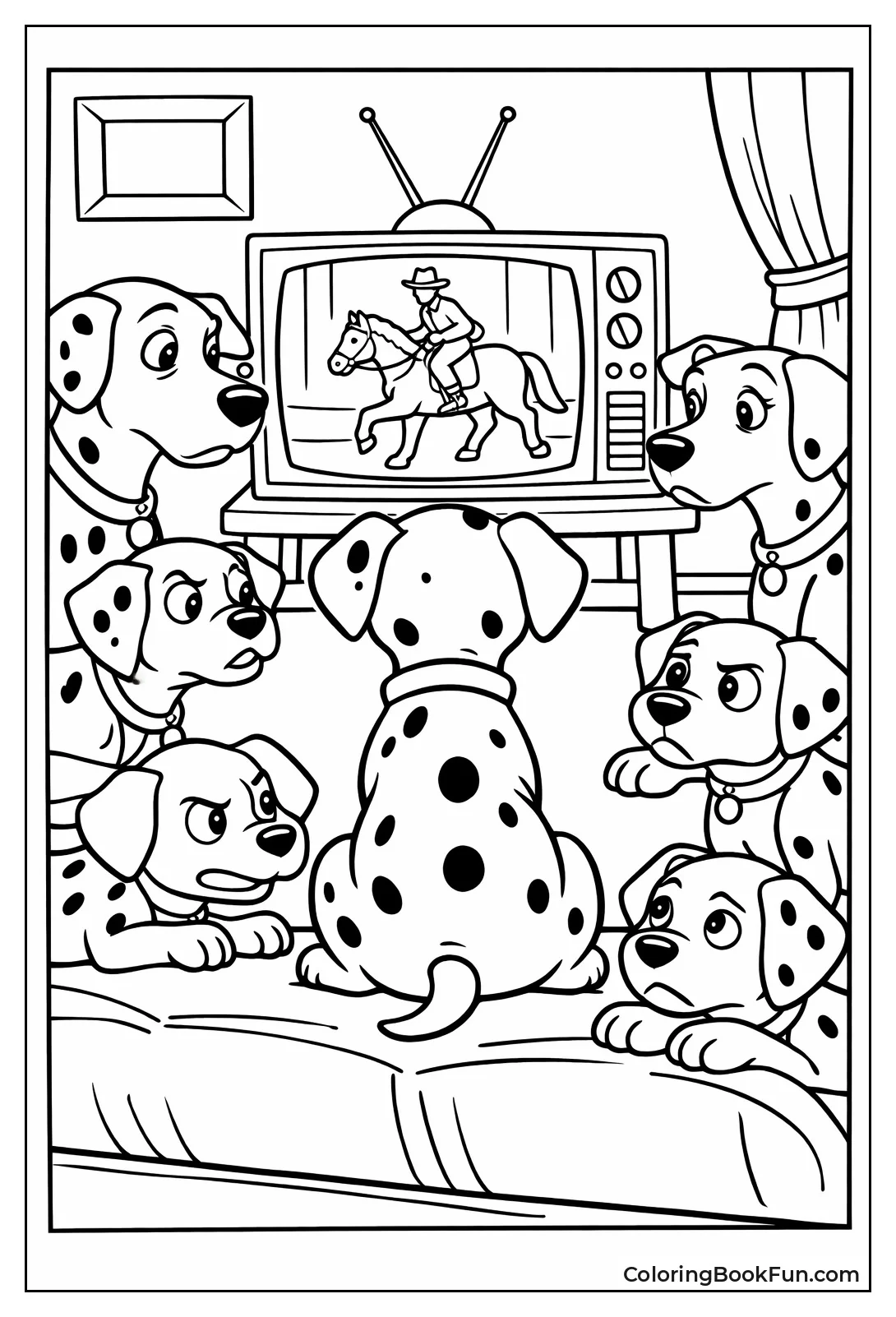 Lucky Watching TV Closely