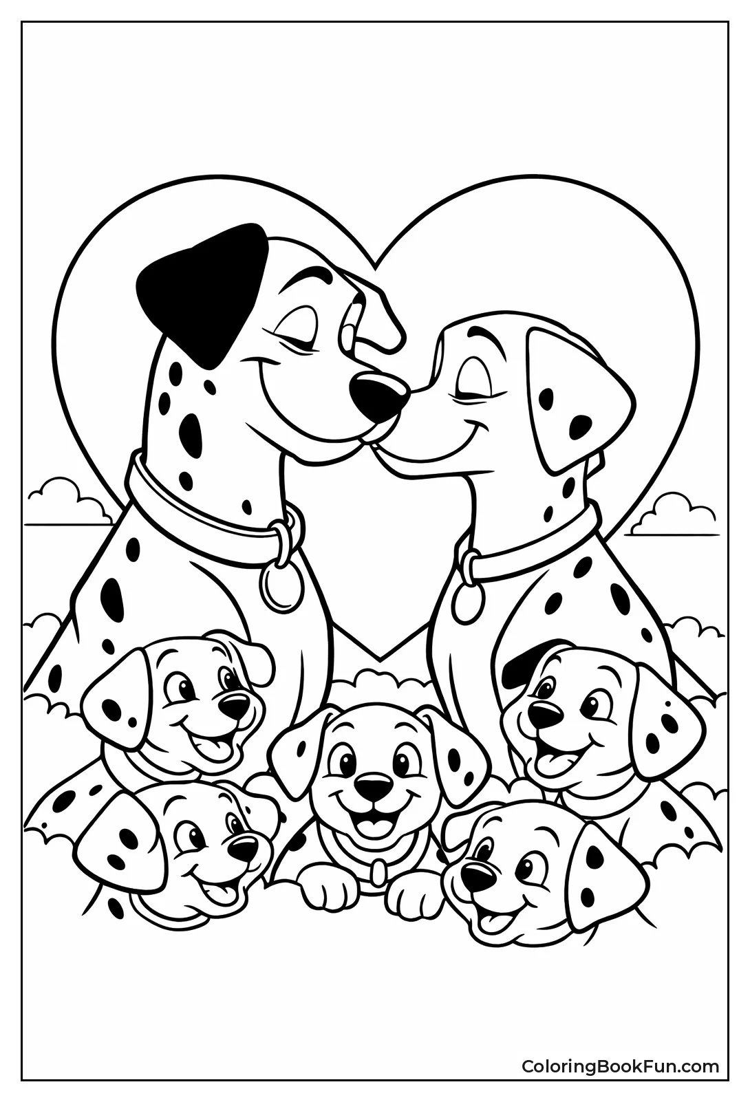 Pongo and Perdita Nose Rub