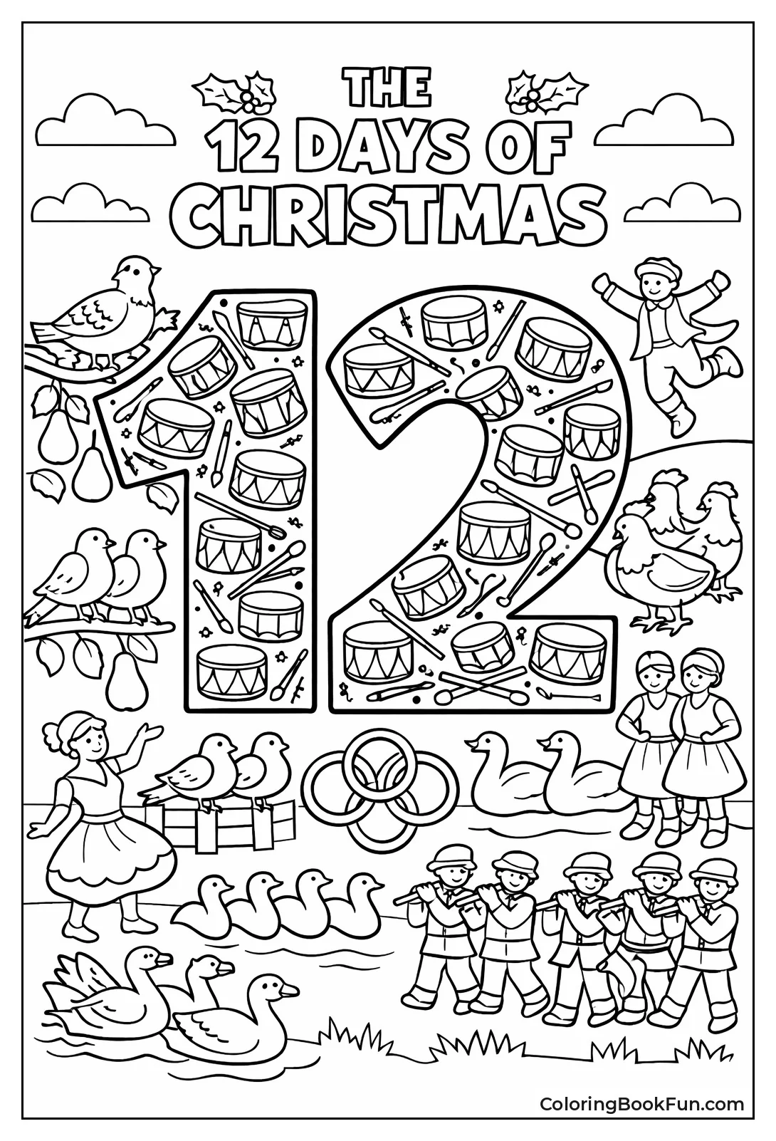 Number Twelve with Drums