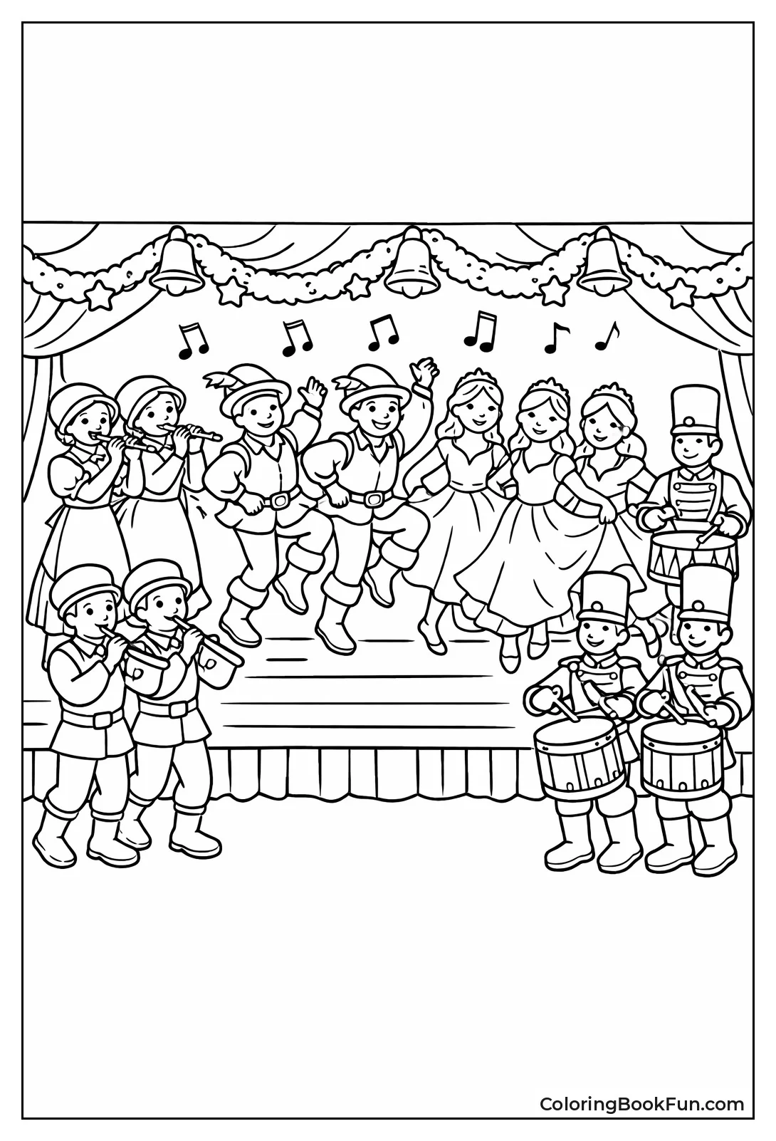 People Performing on Stage