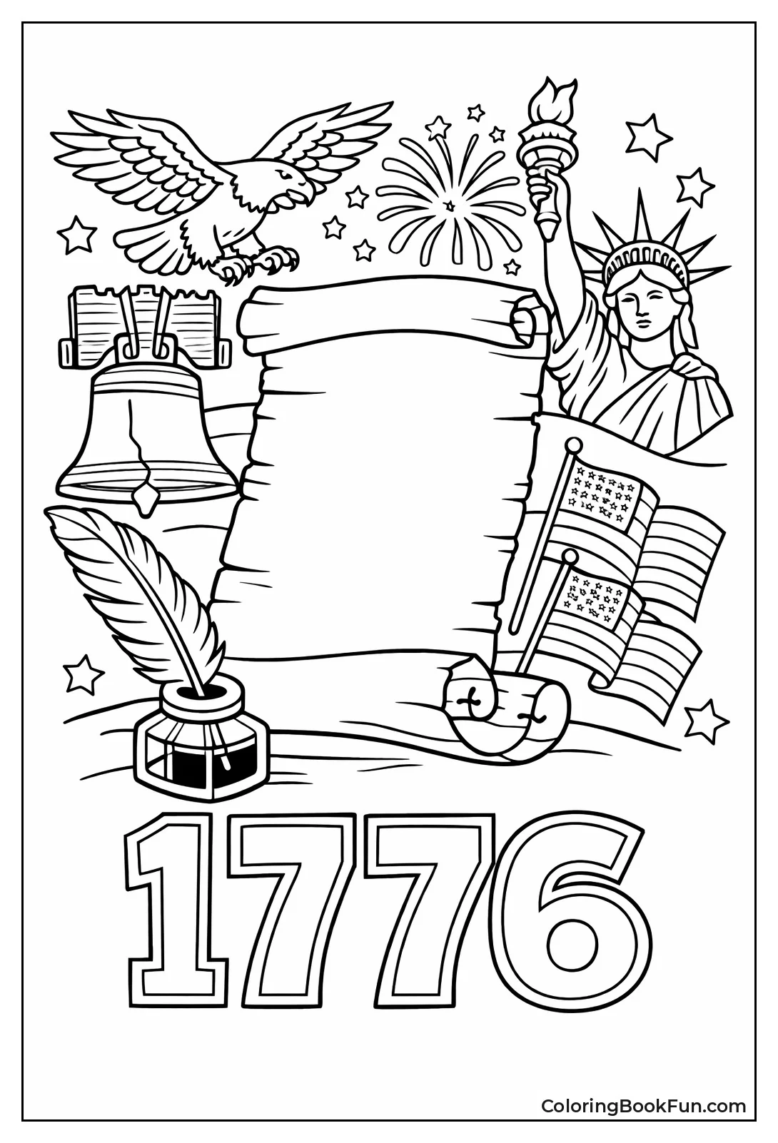 Declaration Scroll and Quill