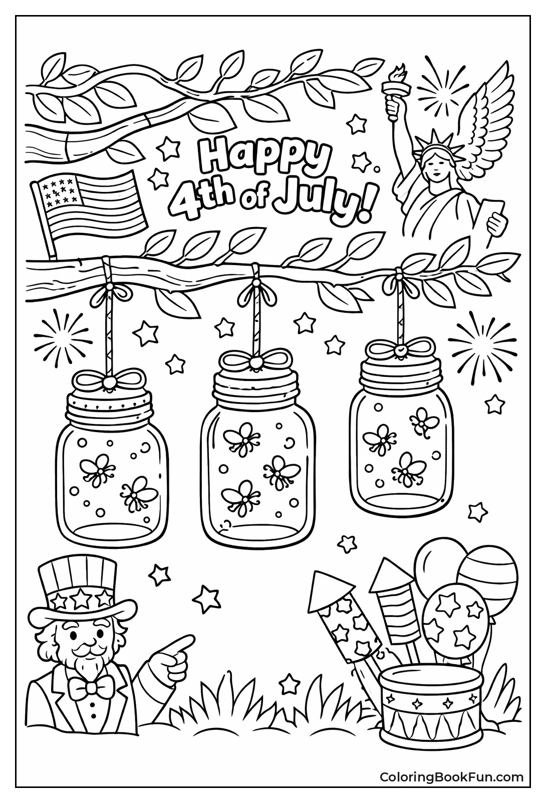 Mason Jars with Fairy Lights