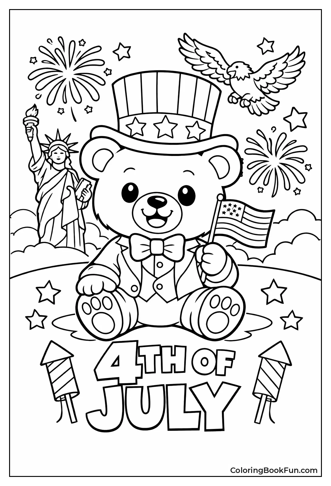 Teddy Bear with Uncle Hat