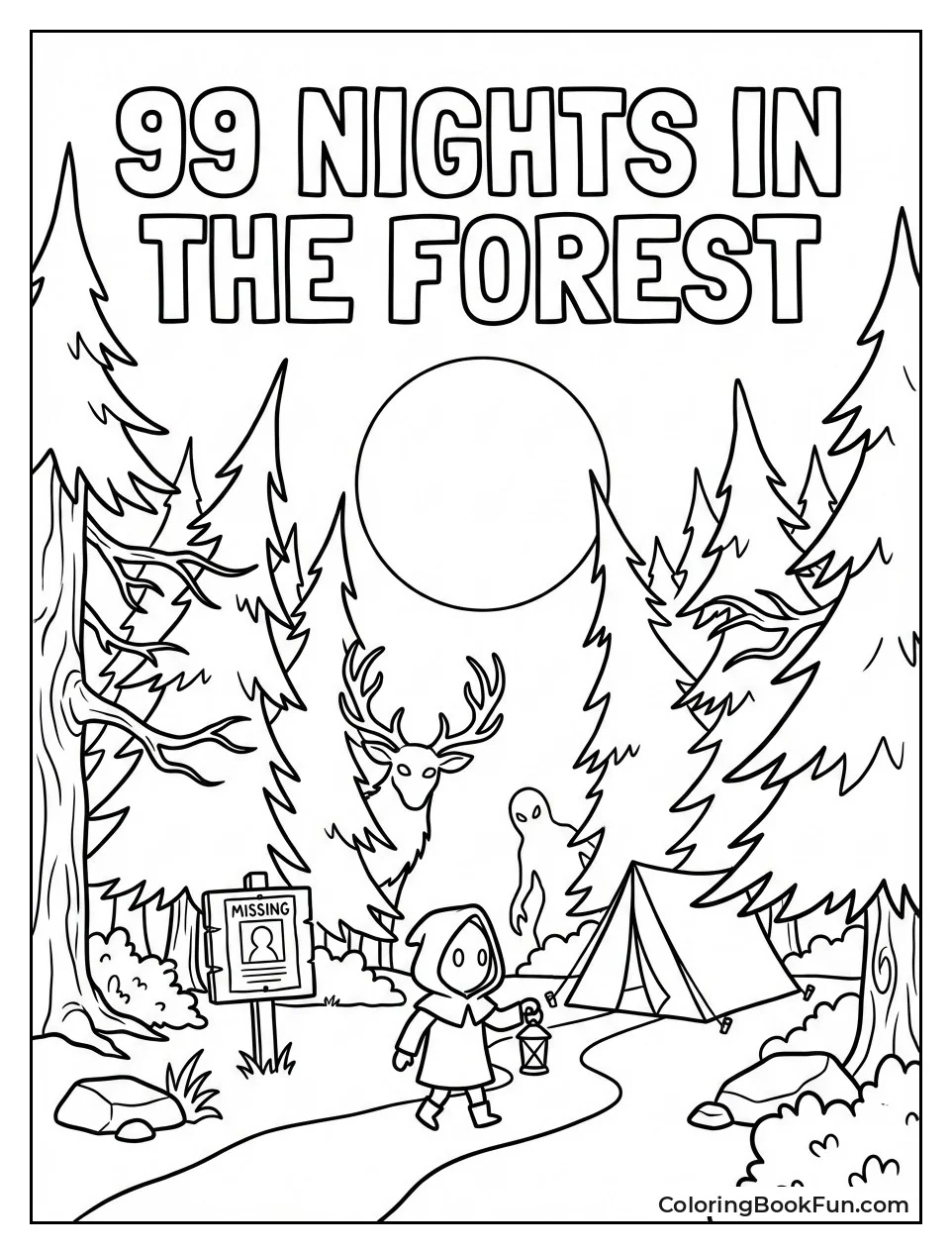Dark Forest Night