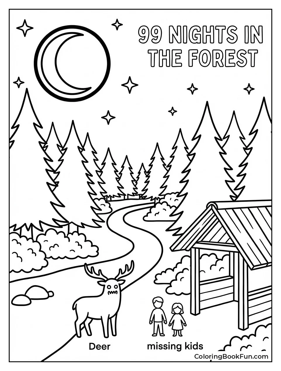 Moonlight over the Pines