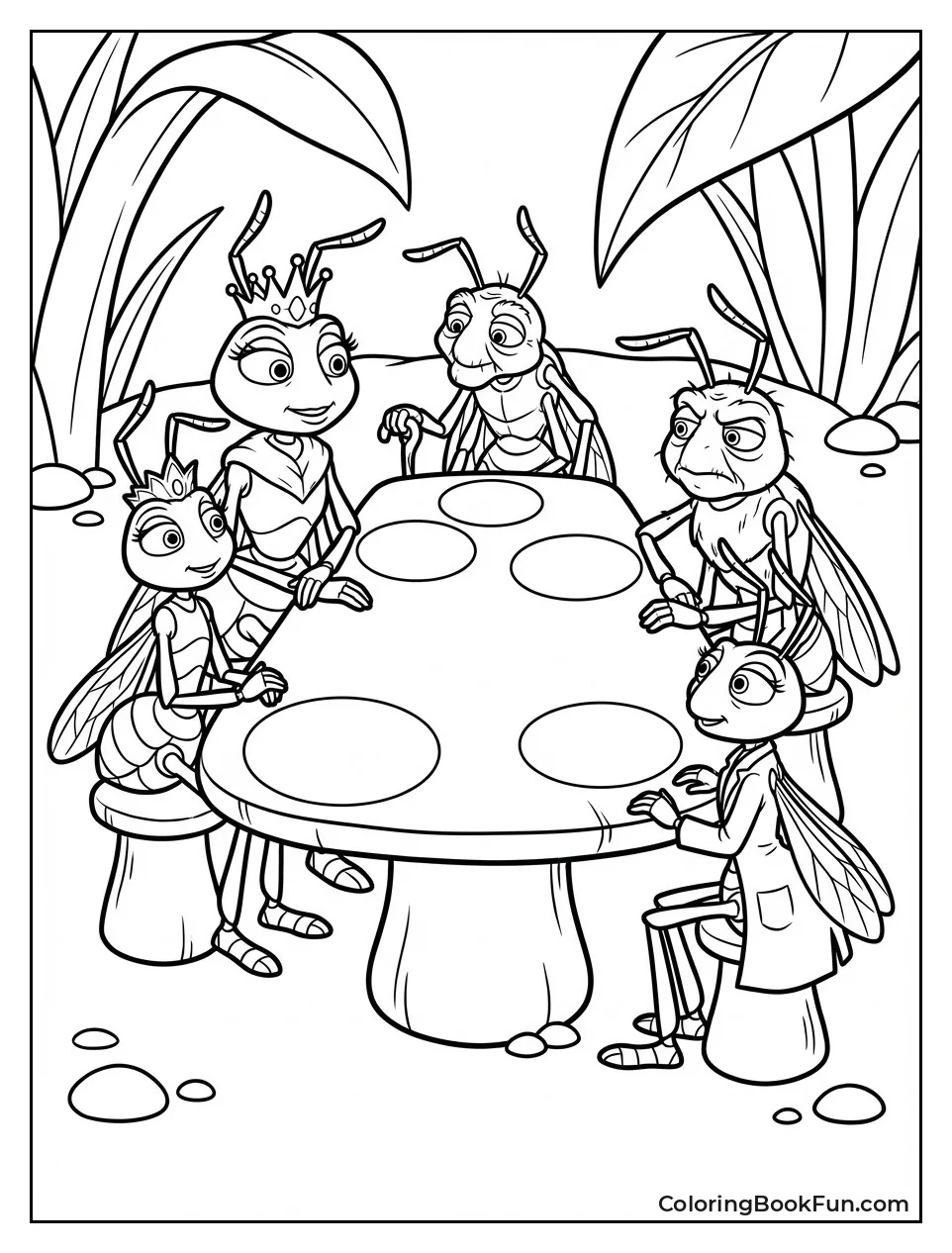 Ants Meet in Council