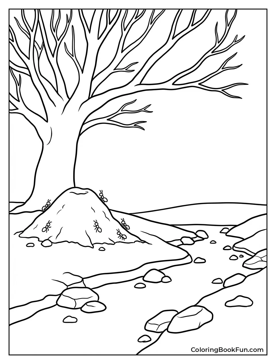 Ant Island Shows Big Tree