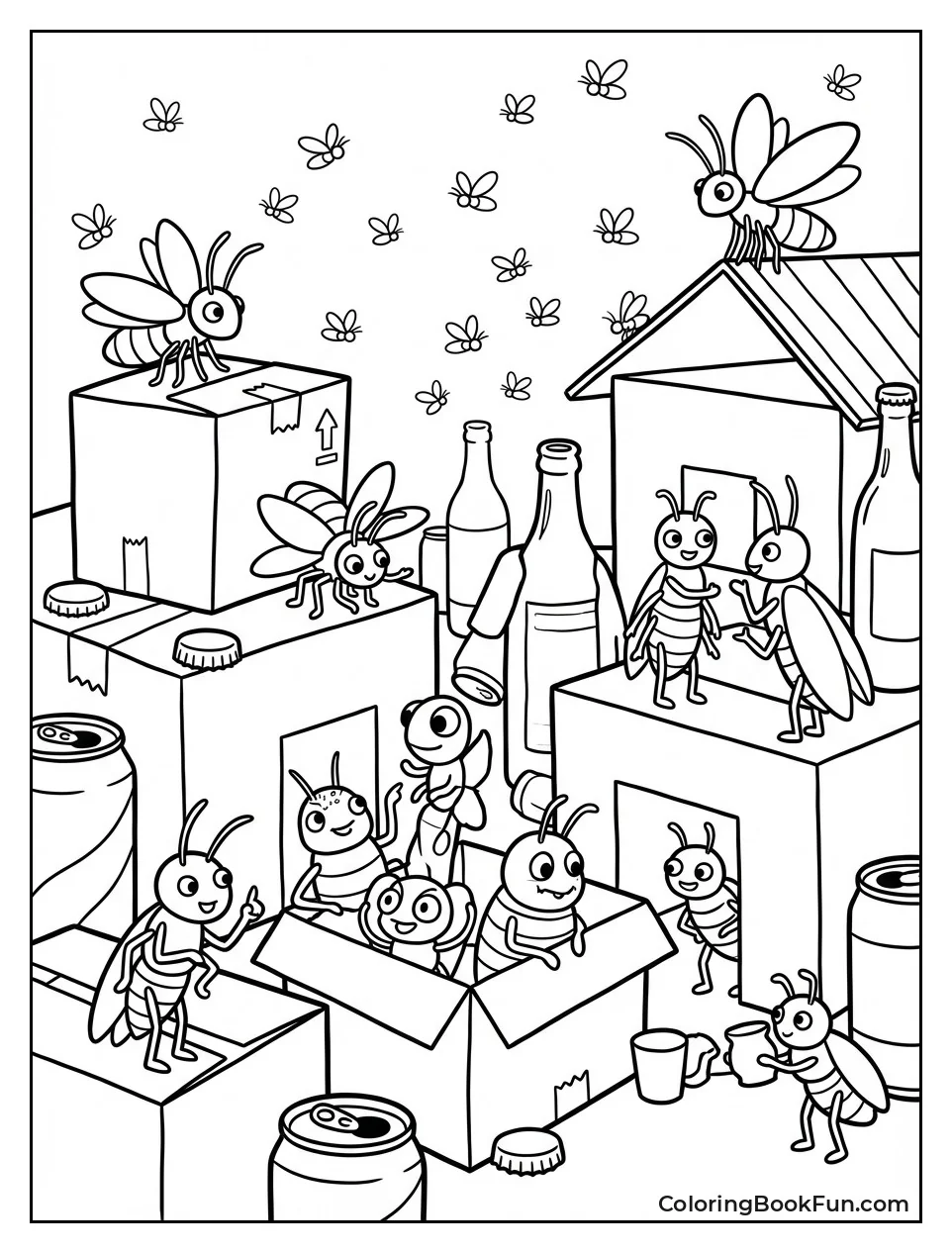 Bugs Live in Trash City