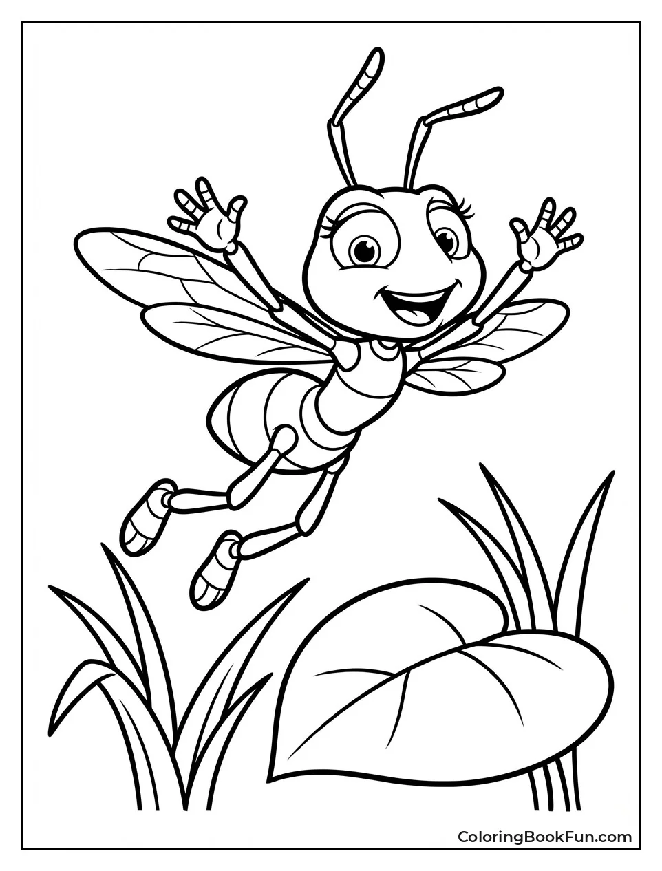 Dot Flies with Wings Out