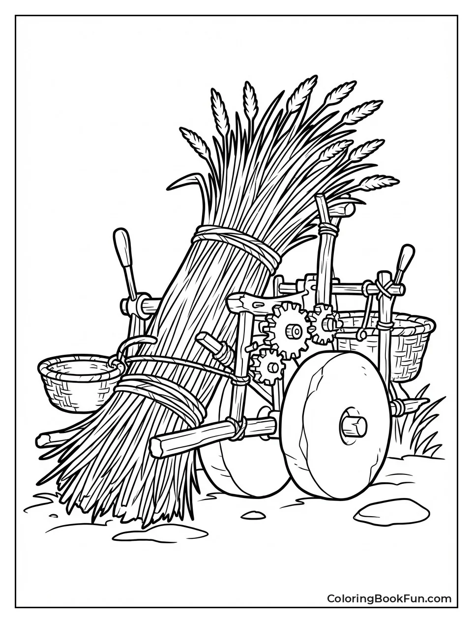 Flik's Grass Harvester Machine