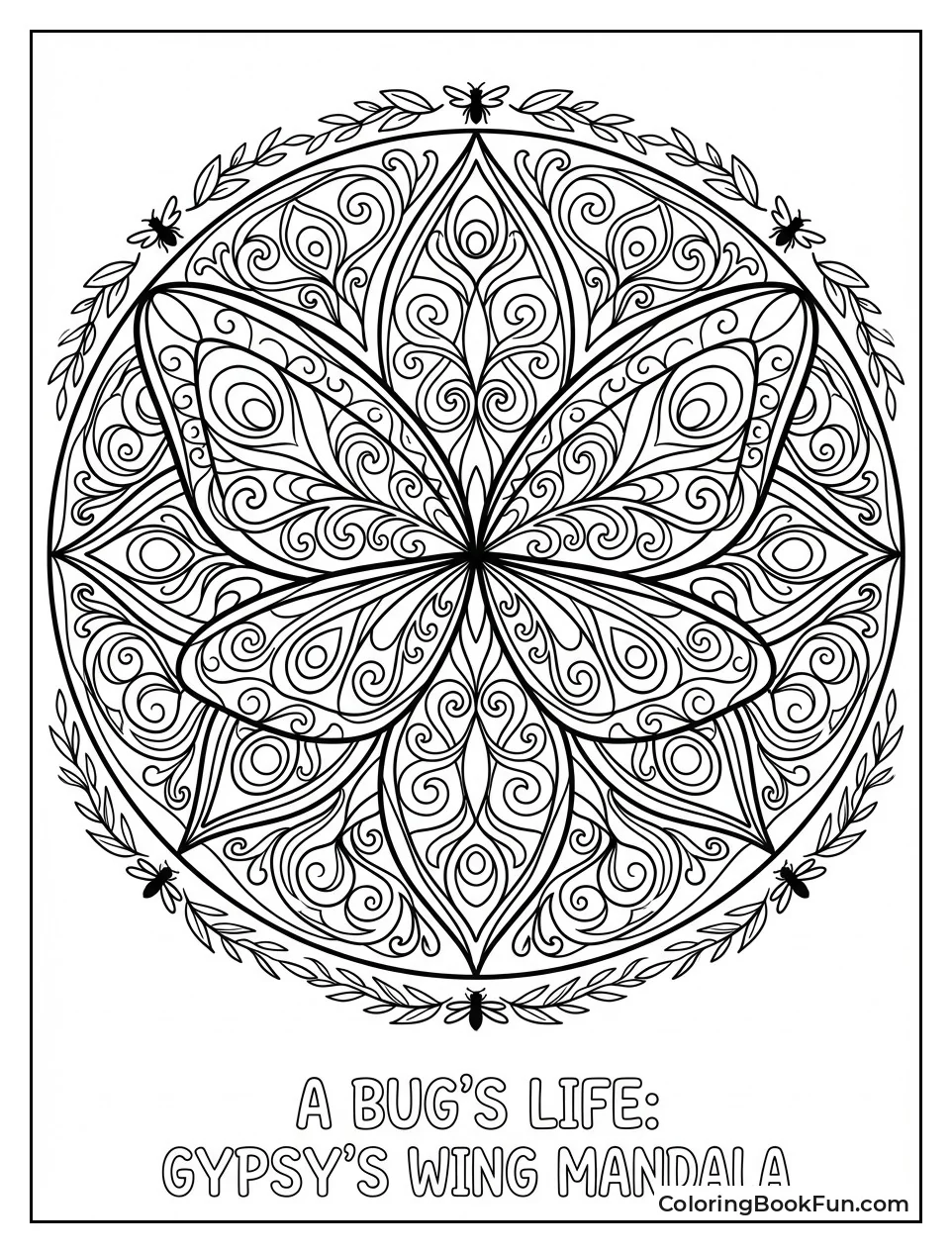 Gypsy's Wing Mandala Pattern