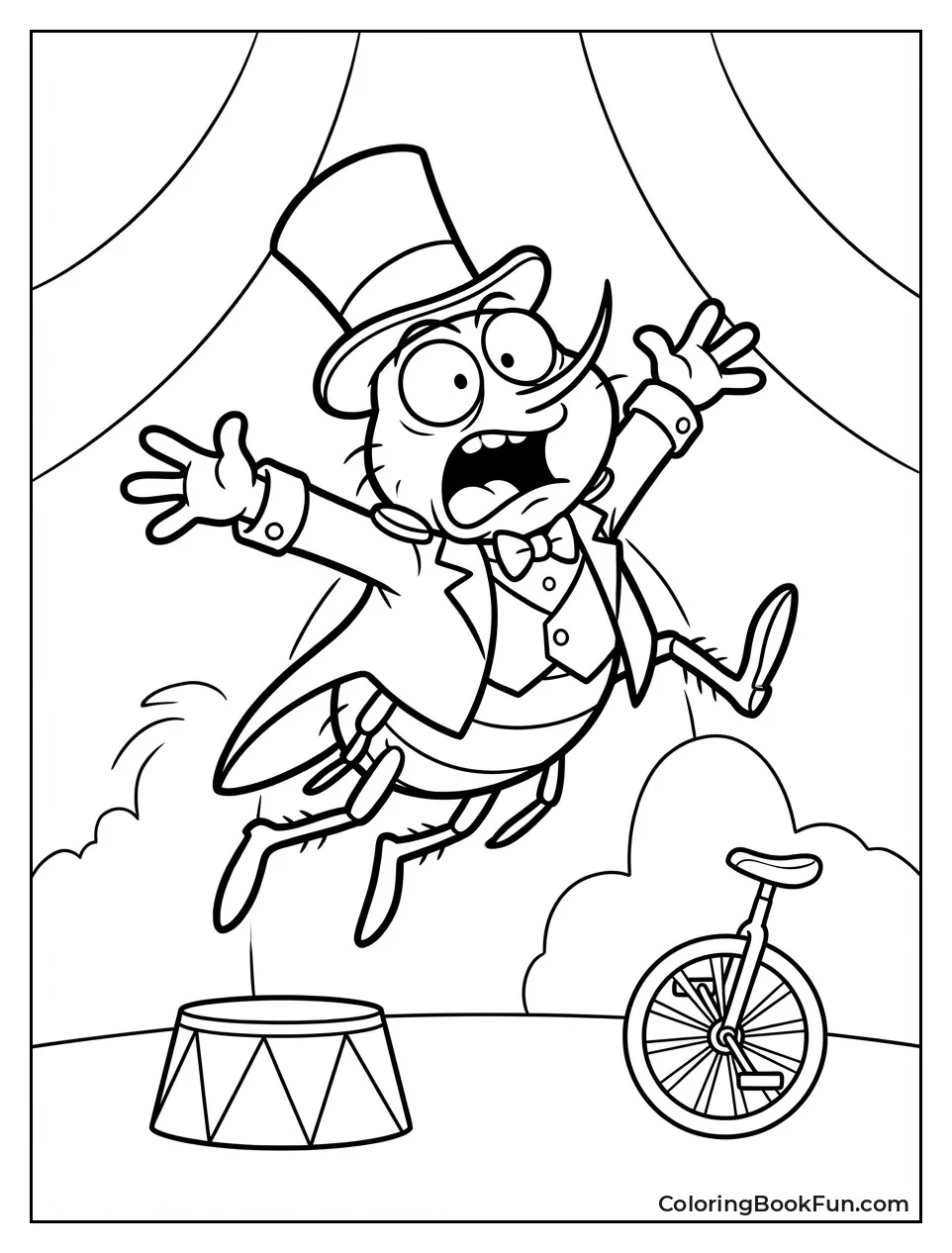 PT Flea Jumps Panicked