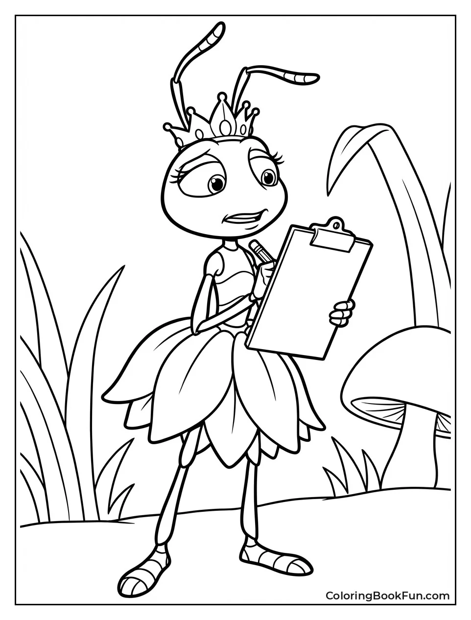 Atta Holds Clipboard Nervously