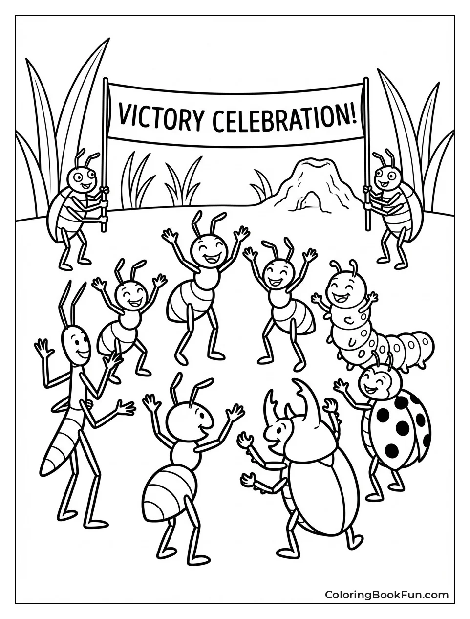 Bugs Dance in Victory