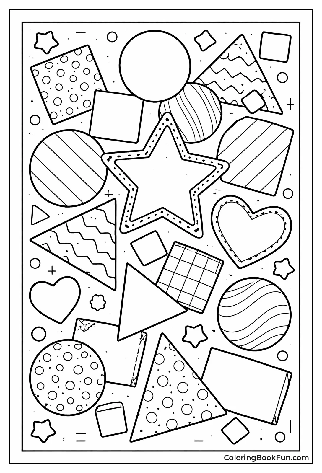 Overlapping Abstract Shapes