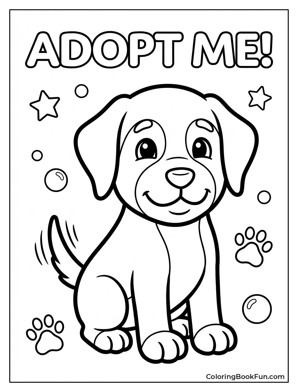 Classic Dog Portrait