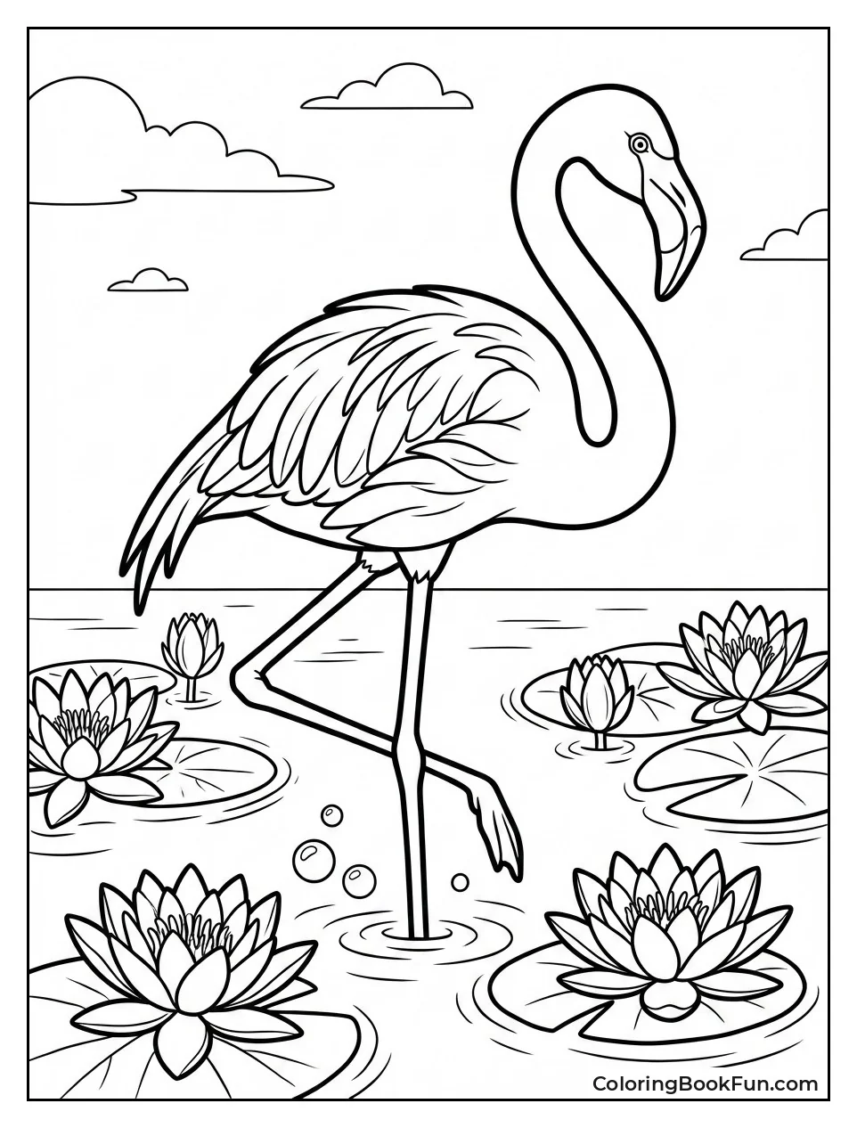 Flamingo Standing
