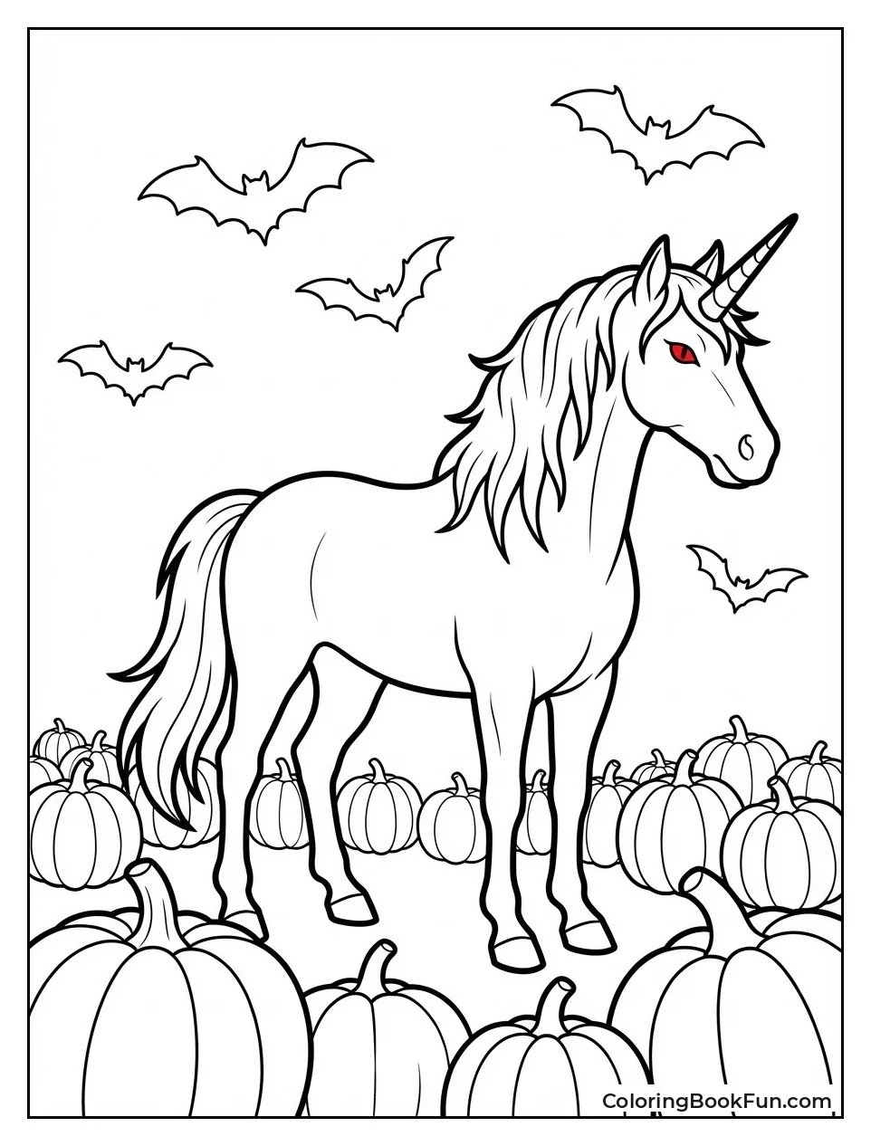 Halloween Evil Unicorn