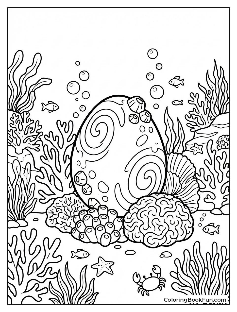 Ocean Egg Underwater