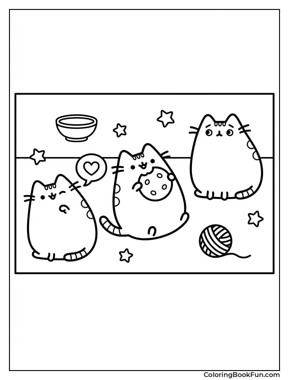 Adorable Pusheen Posing