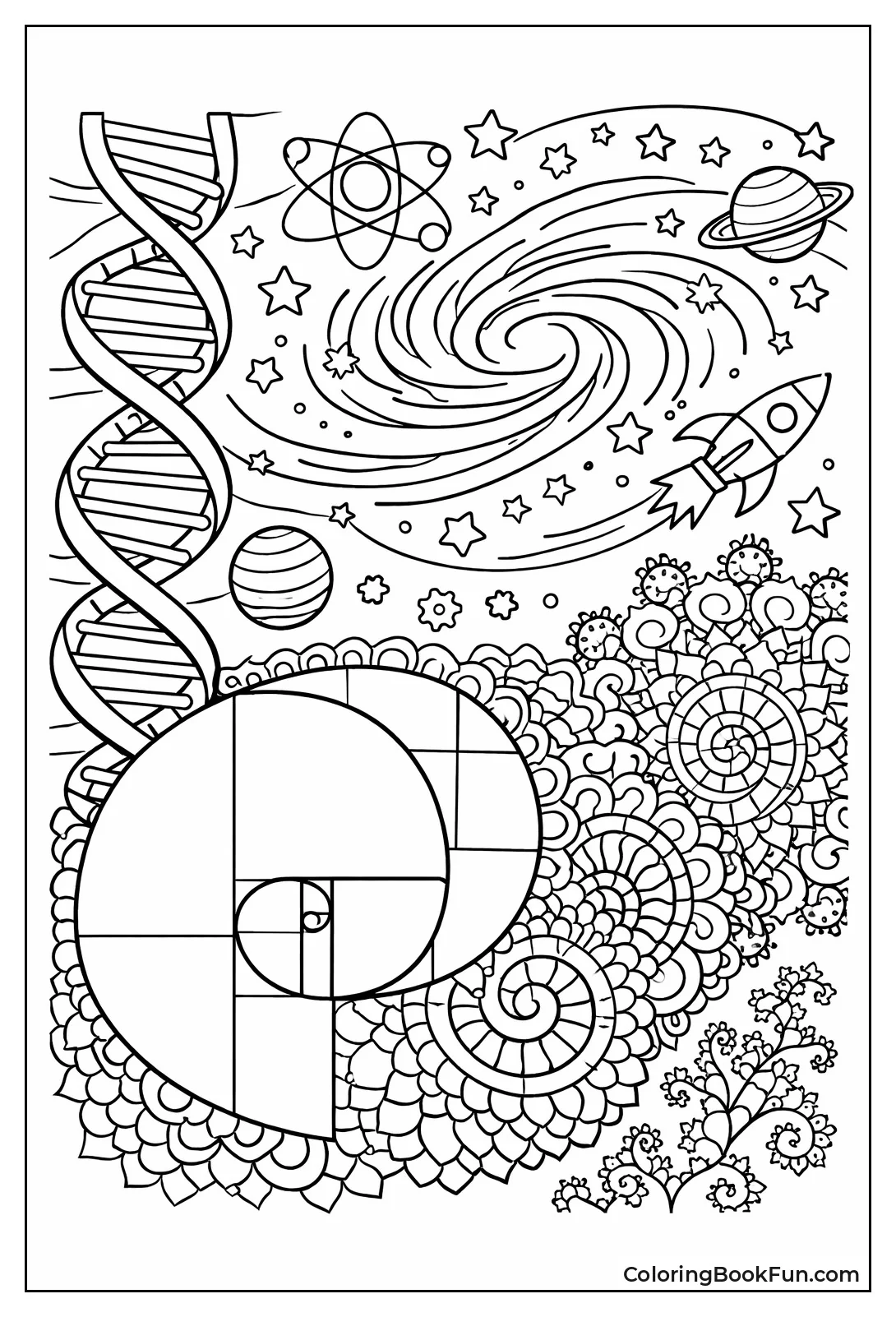 Detailed Galaxy DNA Patterns