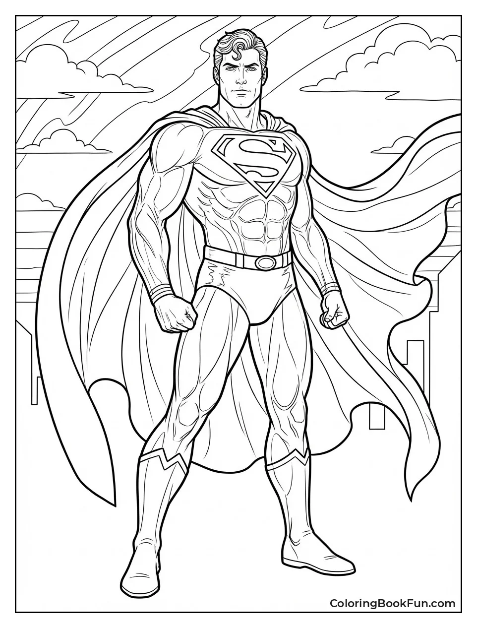 Detailed Adult Superman