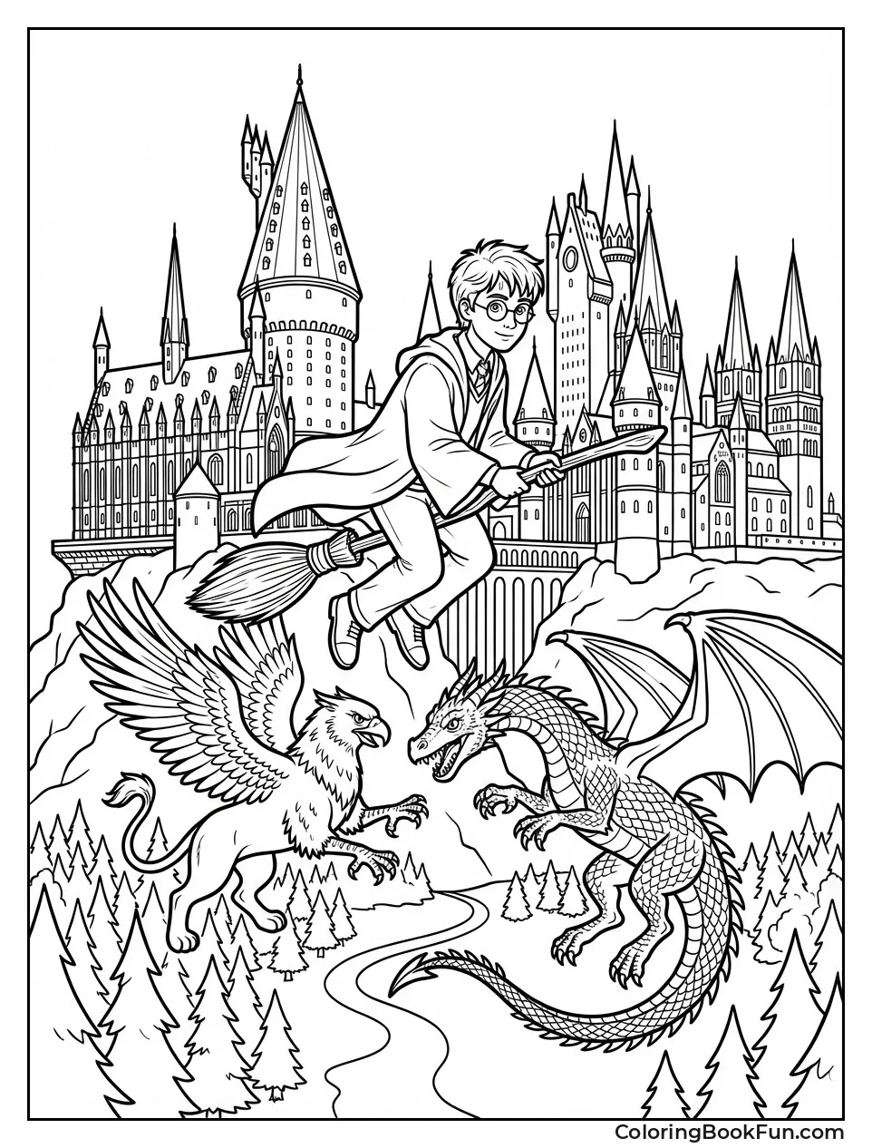 Complex Potter Castle Scenes