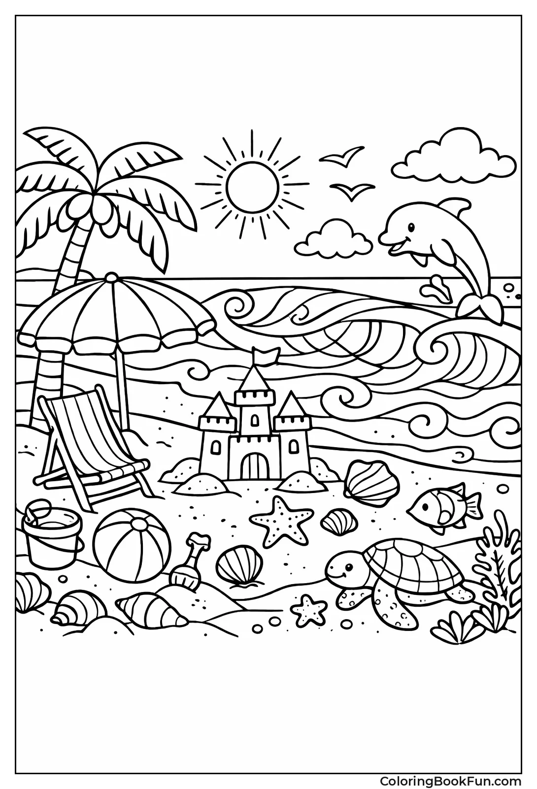 Aesthetic Waves and Palms