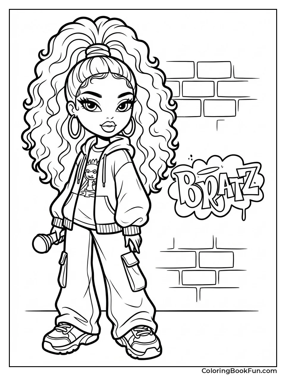 Curly Sasha Hip-Hop Style