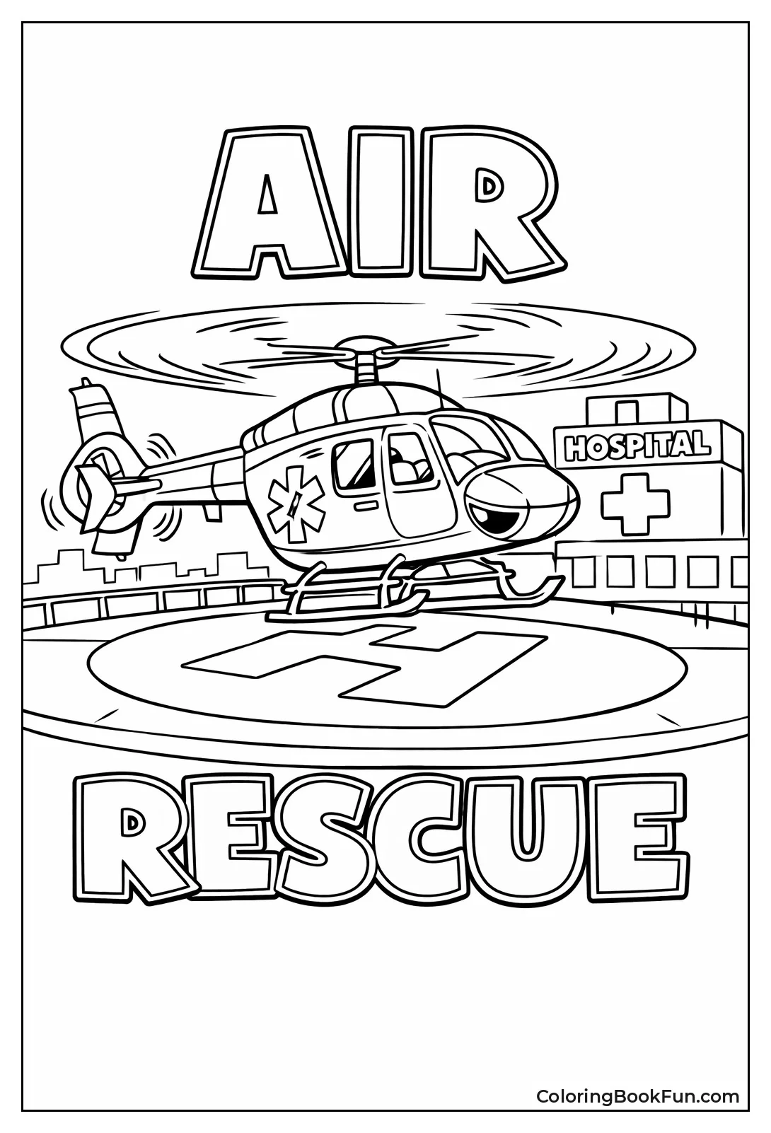 Air Ambulance Helicopter Landing