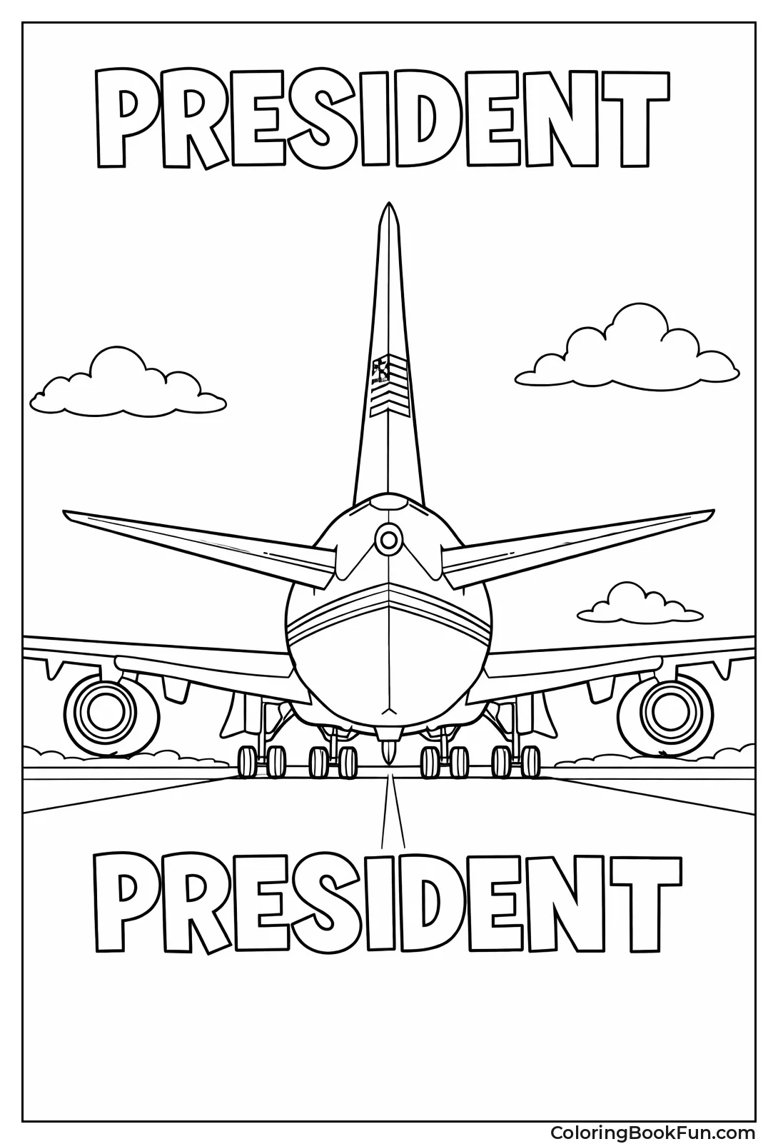 Air Force One Tail View