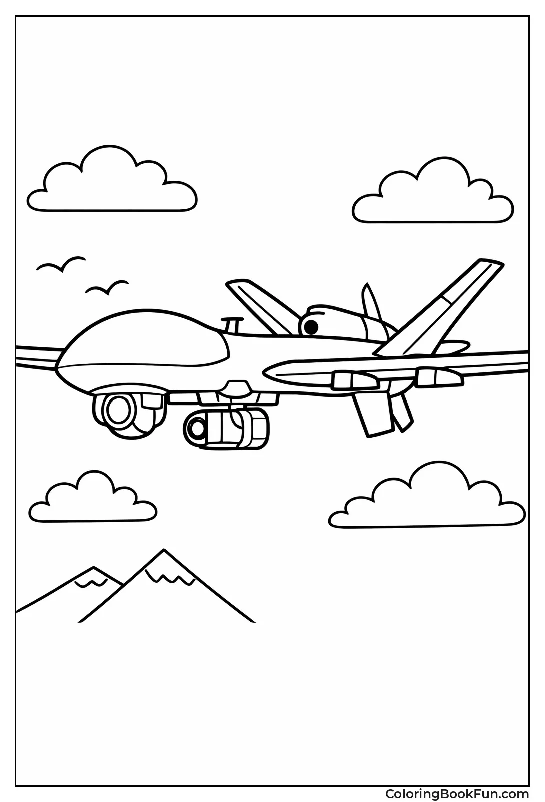 Drone Flies with Camera Gear