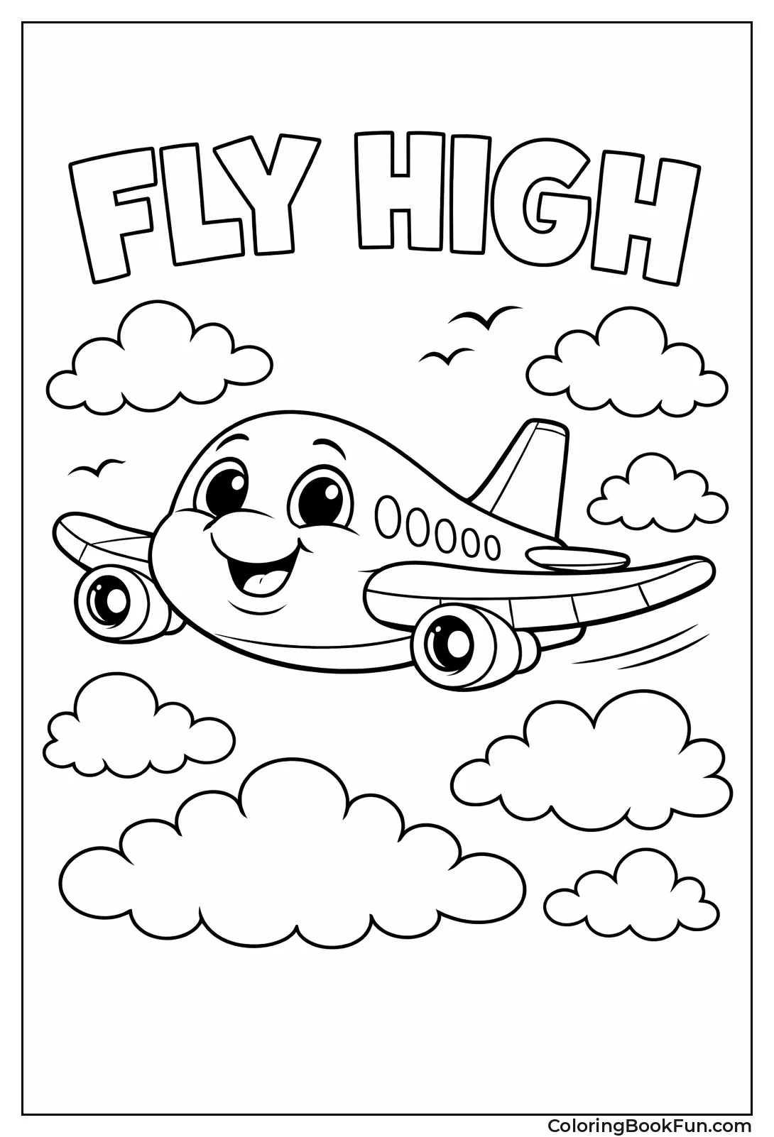 Friendly Jumbo Jet Flies High