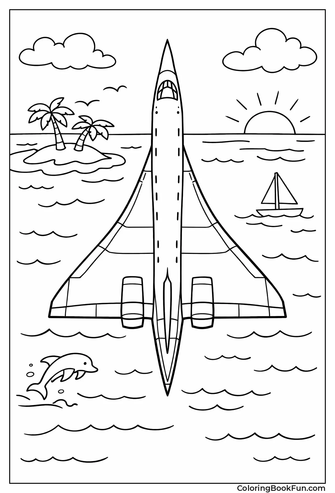 Supersonic Jet Tops Ocean View