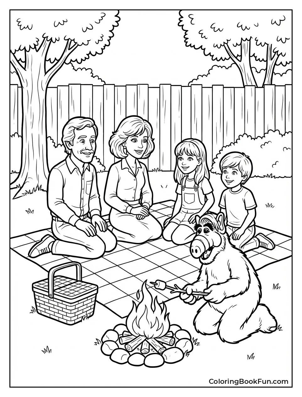 Family Picnics with Marshmallows