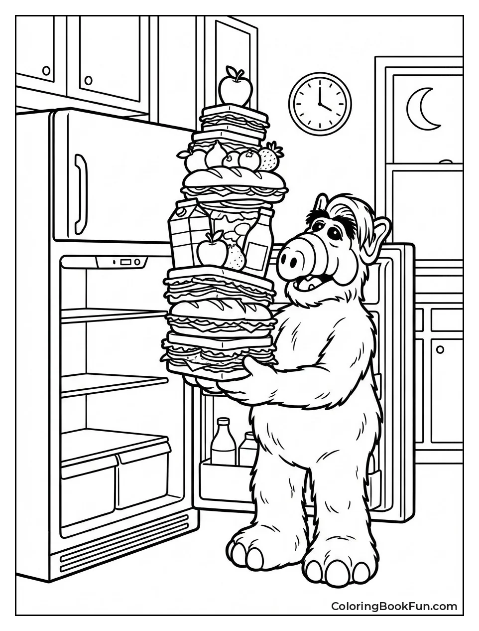 ALF Stacks Fridge Food