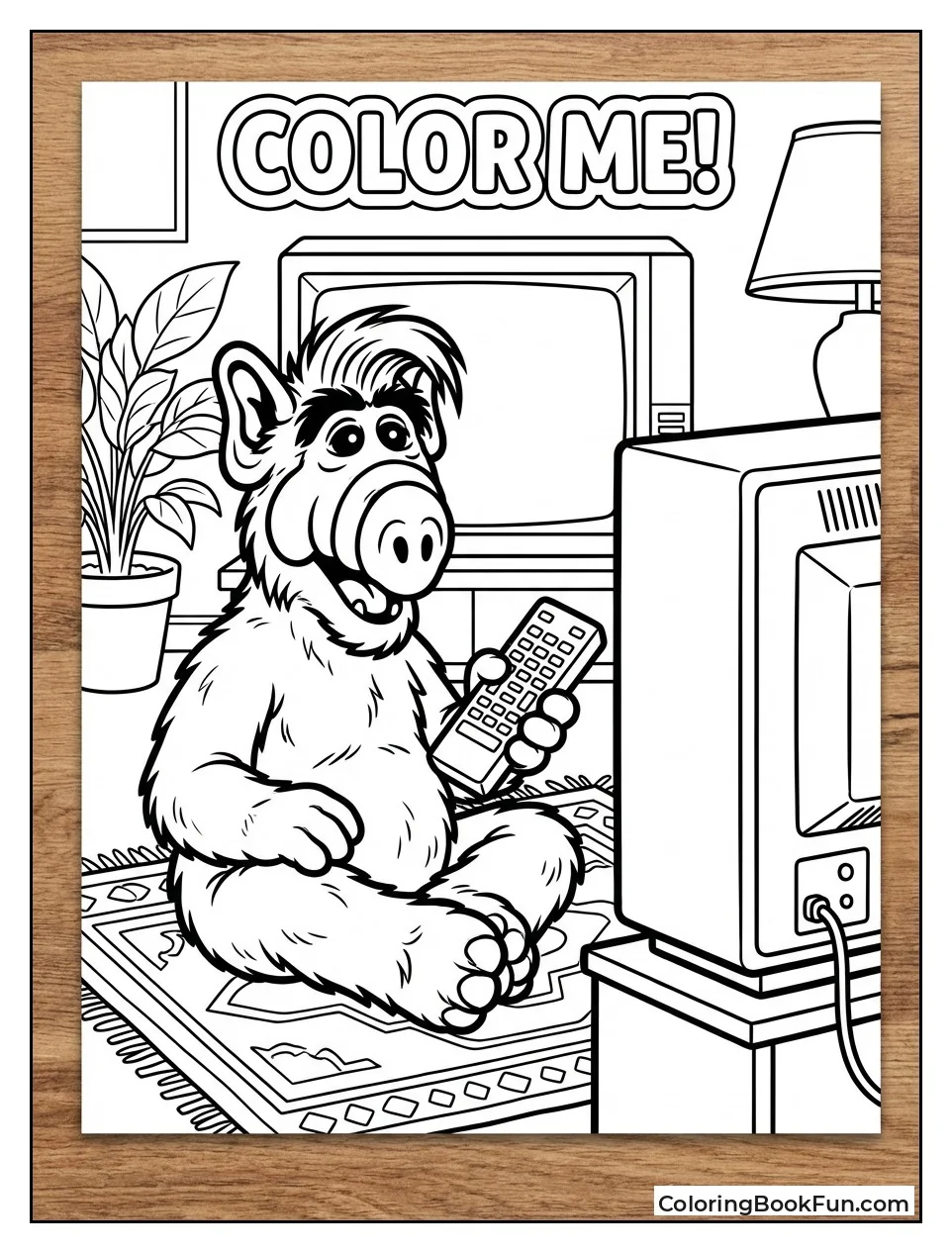 ALF Watches TV Close