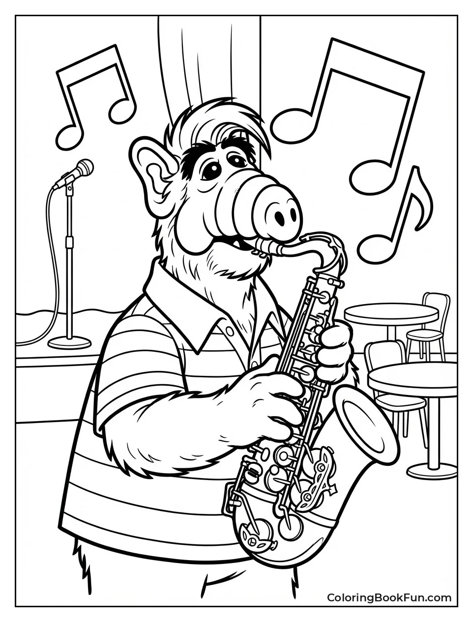 ALF Plays Saxophone Solo