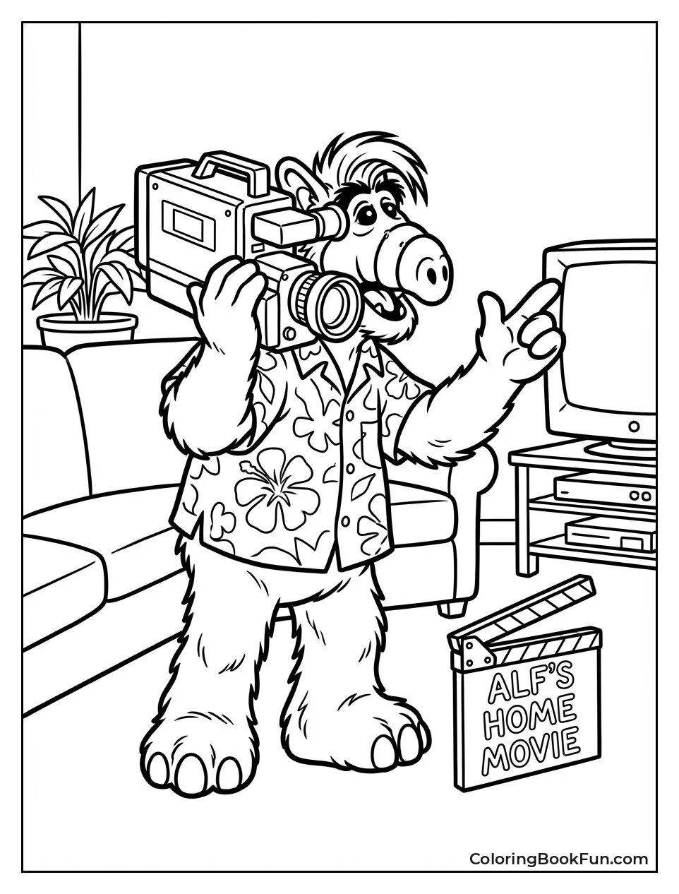 ALF Directs Camcorder Movie
