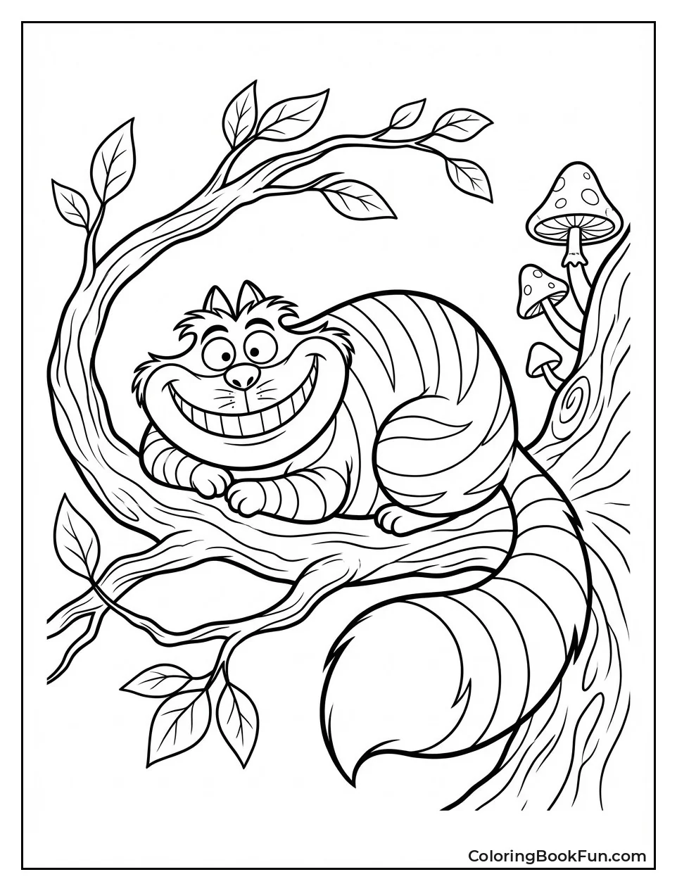 Cheshire Cat Grins Wide