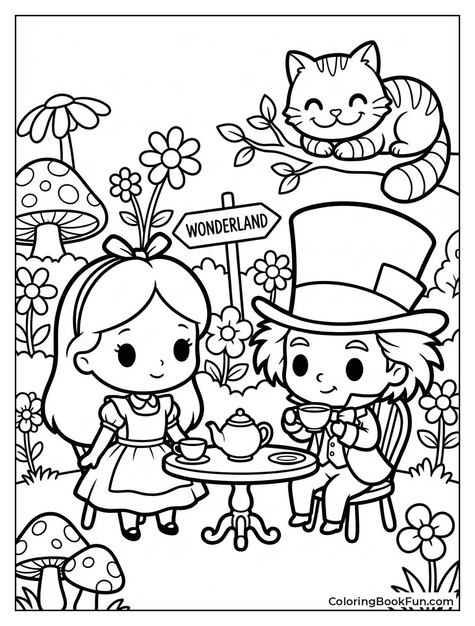 Chibi Hatter Pours Tiny Tea