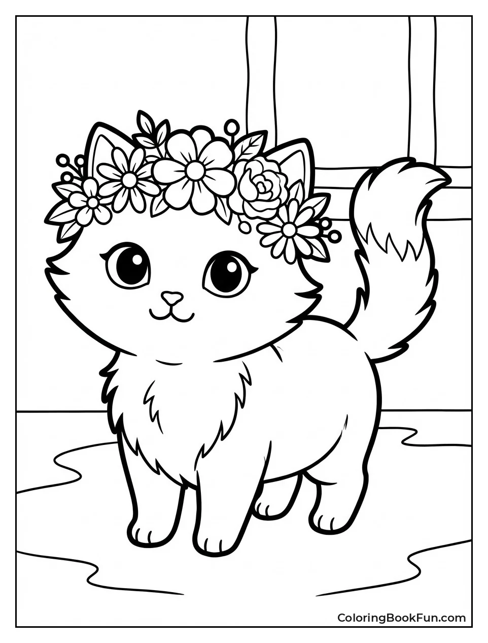 Dinah Wears Flower Crown