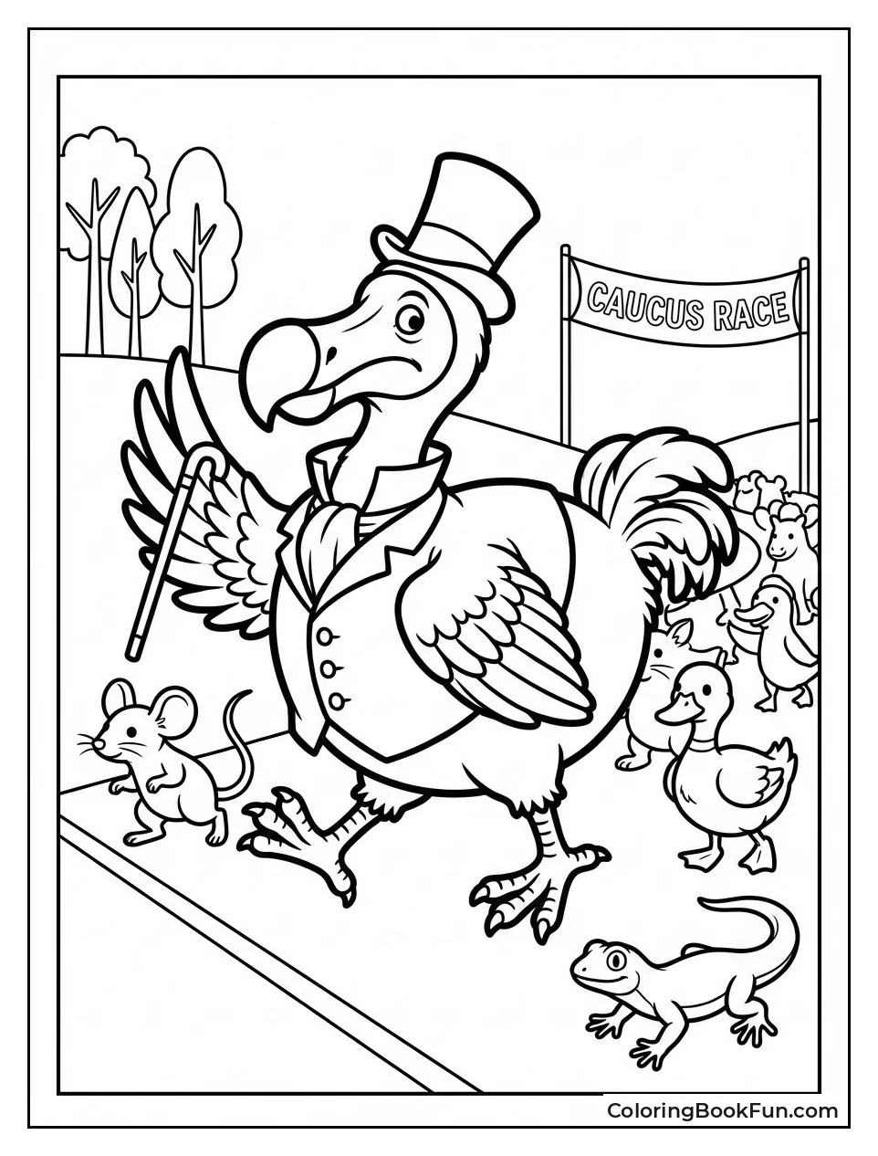 Pompous Dodo Bird Portrait