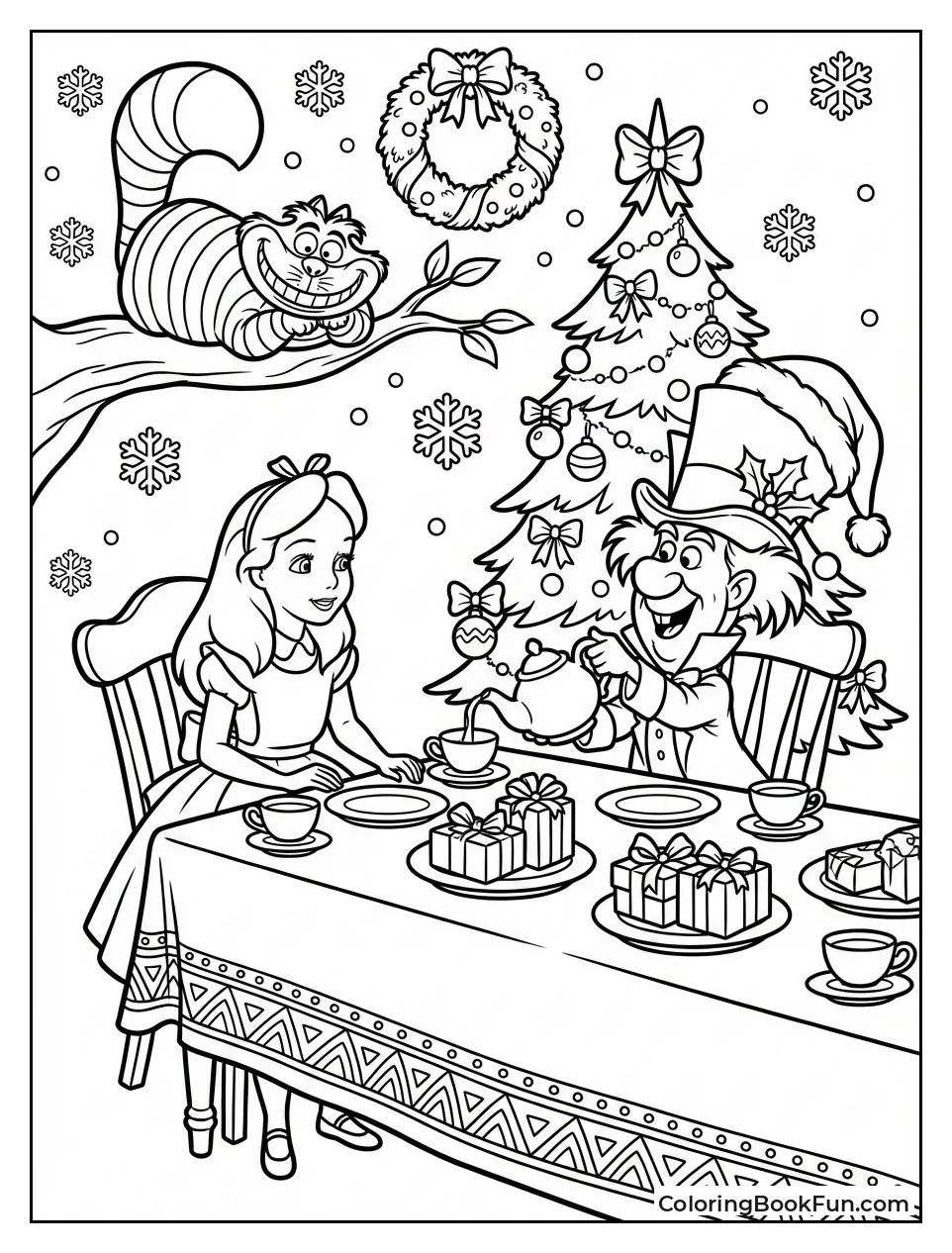 Christmas Tea Party Friends