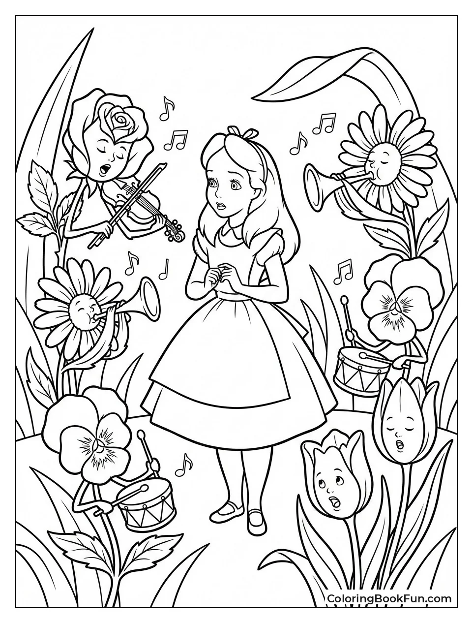 Flowers Sing to Alice