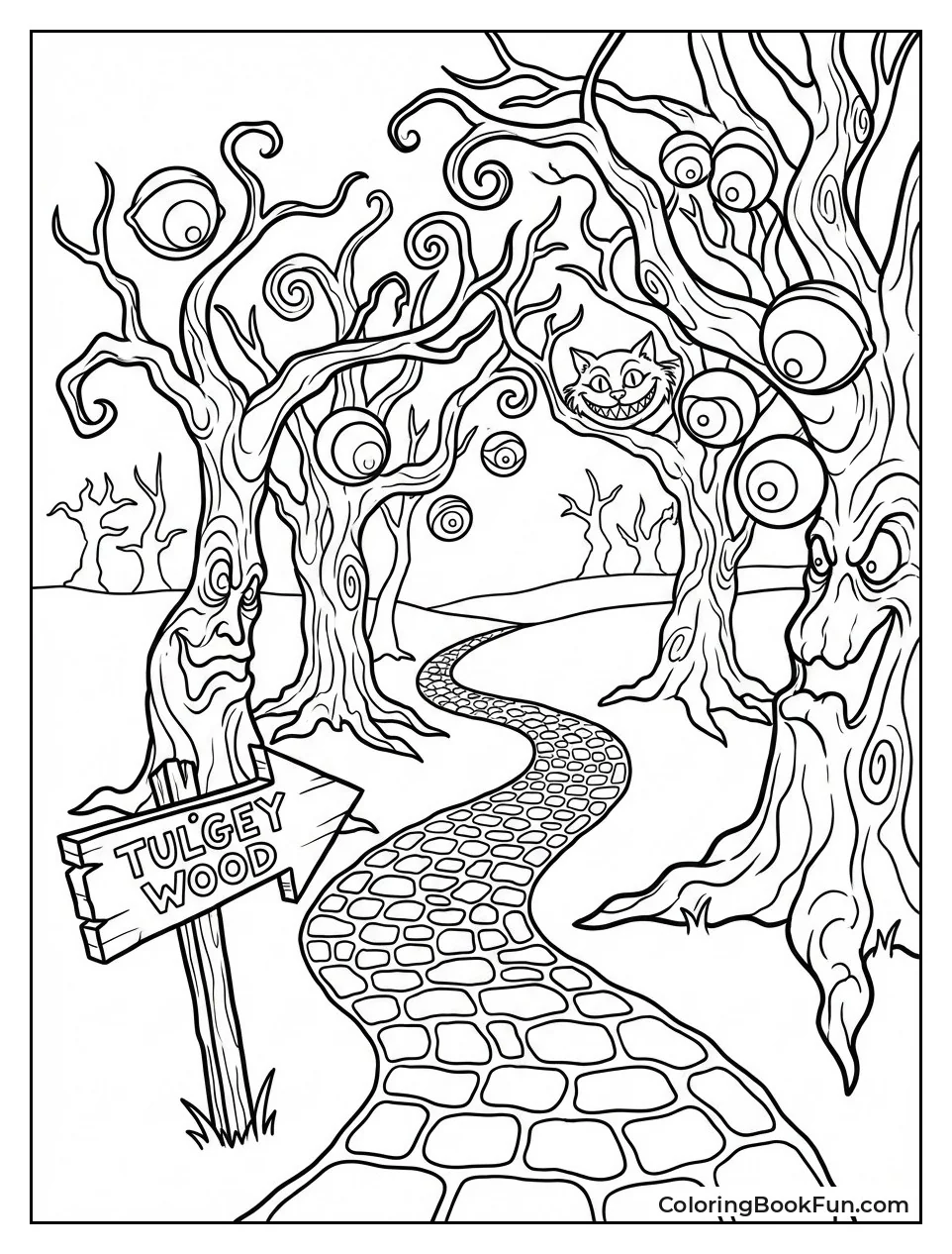 Path Through Tulgey Wood