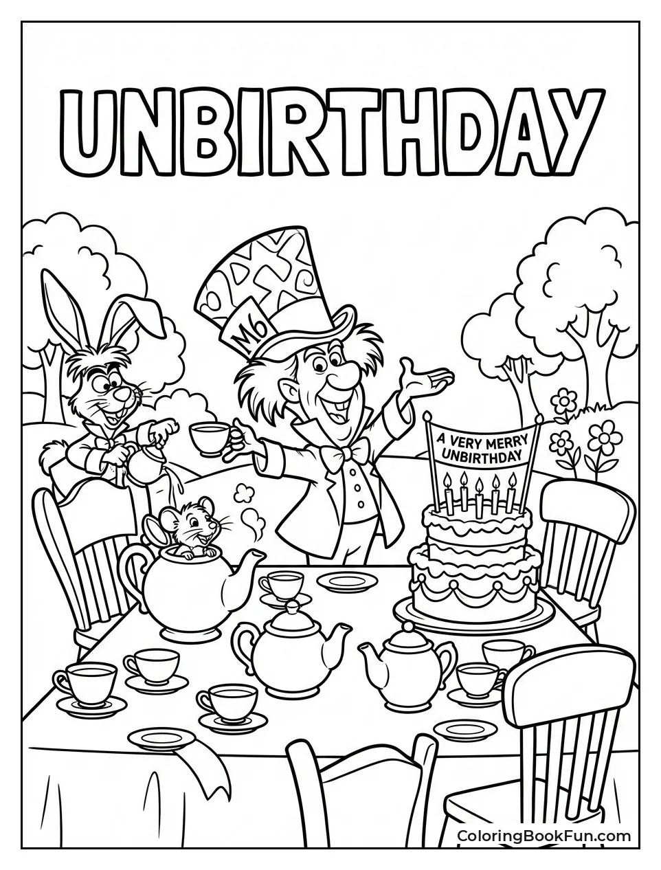 Mad Hatter Unbirthday Party